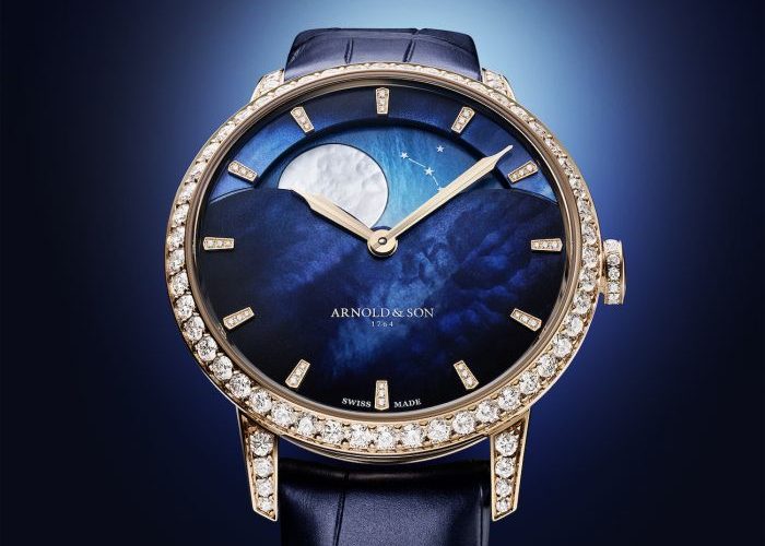 Arnold & Son Perpetual Moon Shines With Diamonds