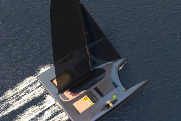 Domus is a 130FT Trimaran Concept With An Aim To Be Completely Emission-free