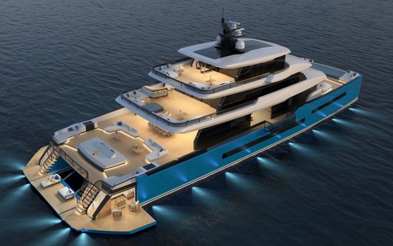 ZEFFIRO 150′ Catamaran Offering from the Italian Shipyard ISA Yachts