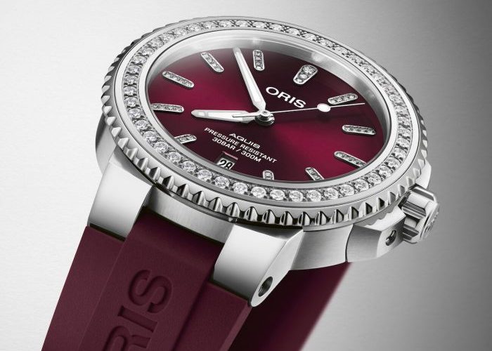 Oris Sets Lab-Grown Diamonds into Aquis Date
