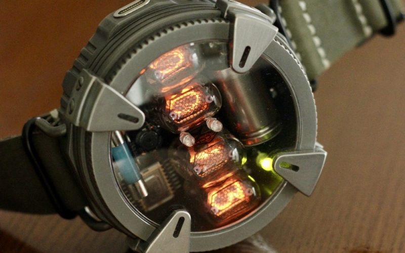 Titantimepiece Dosimeter Nixie Watch