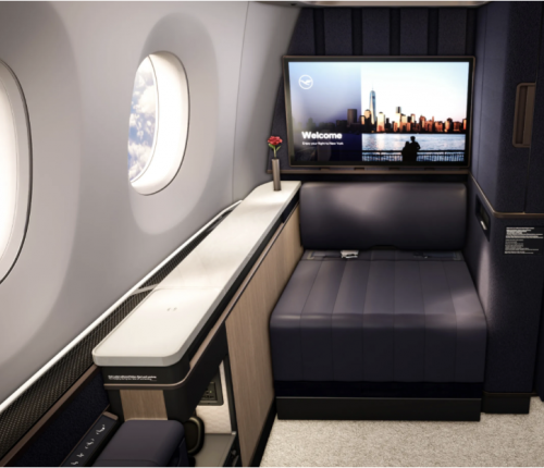 Flying First Class or Business Class on Lufthansa Airlines