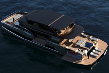 Cosmopolitan Yachts Unveils the 110-Foot Beach Club Explorer Catamaran: A New Era in Sustainable Luxury