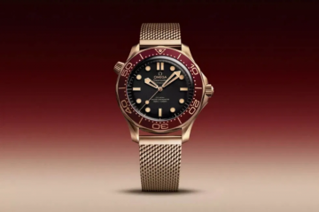 Bronze Gold And Burgundy Adorn This SEAMASTER DIVER 300M