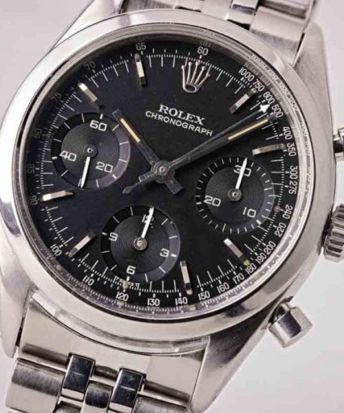 Bobâs Watches Unearths a Black-Dial Rolex Pre-Daytona That Bridges Generations